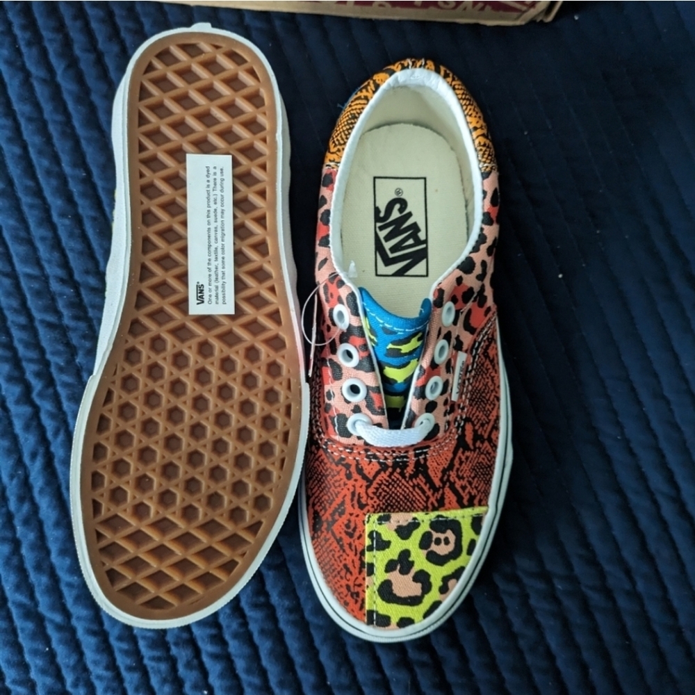 Vans Era Patchwork Leopard Snake Women 5.5 VNOA4BV401R Multicolor 052025 - Picture 6 of 8